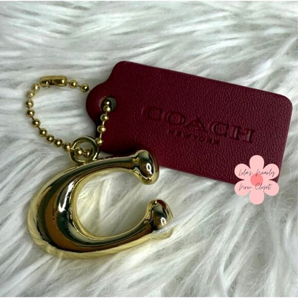 Coach Handbags - 1.5" COACH "C" Hang Tag Hangtag Key Fob Bag Charm
